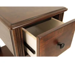 Breegin Brown End Table With Removable Tray -Home Furniture 810363185 10