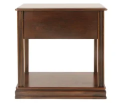 Breegin Brown End Table With Removable Tray -Home Furniture 810363185 12