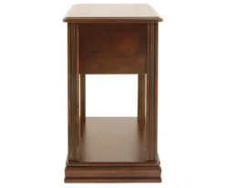 Breegin Brown End Table With Removable Tray -Home Furniture 810363185 2