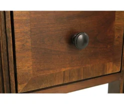 Breegin Brown End Table With Removable Tray -Home Furniture 810363185 4