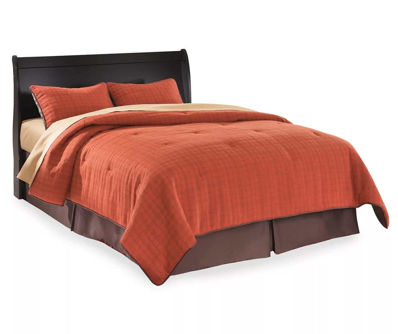 Huey Black Vineyard Queen Sleigh Headboard 2 Huey Black Vineyard Queen Sleigh Headboard