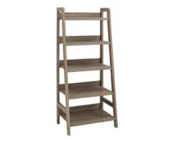 Margo Gray 5-Shelf Ladder Bookcase -Home Furniture 810386286 A0 1
