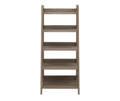 Margo Gray 5-Shelf Ladder Bookcase -Home Furniture 810386286 A0 2