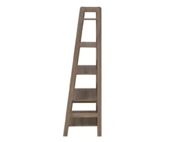 Margo Gray 5-Shelf Ladder Bookcase -Home Furniture 810386286 A3