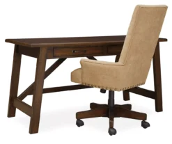 Baldridge Brown Desk -Home Furniture 810389272 5