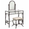 Heather Metal Adjustable Mirror Vanity Set With Stool 1 Heather Metal Adjustable Mirror Vanity Set With Stool -Home Furniture 810389409 1