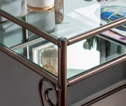 Heather Metal Adjustable Mirror Vanity Set With Stool 21 Heather Metal Adjustable Mirror Vanity Set With Stool -Home Furniture 810389409 A8 8