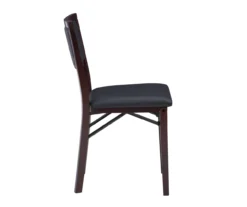 Brown Classic Open Back Folding Chairs, 2-Pack -Home Furniture 810389460 A1