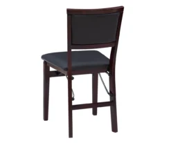 Brown Classic Open Back Folding Chairs, 2-Pack -Home Furniture 810389460 A2 1