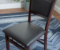 Brown Classic Open Back Folding Chairs, 2-Pack -Home Furniture 810389460 B8