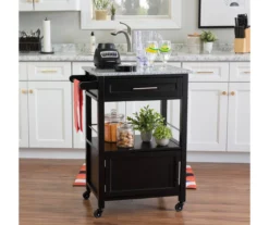 Ree Black Granite Top Kitchen Cart With Storage 18 Ree Black Granite Top Kitchen Cart With Storage -Home Furniture 810389519 A0 4