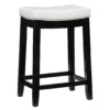 Brooke 24" Saddle Counter Stool 1 Brooke 24" Saddle Counter Stool -Home Furniture 810389522 A0 1
