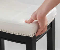 Brooke 24" Saddle Counter Stool -Home Furniture 810389522 A8 8