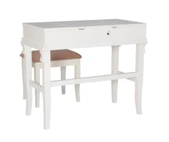 Martha Mirror Vanity Set With Stool -Home Furniture 810389524 A0 4