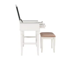 Martha Mirror Vanity Set With Stool -Home Furniture 810389524 A0 7