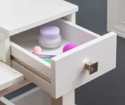 Martha Mirror Vanity Set With Stool -Home Furniture 810389524 B8