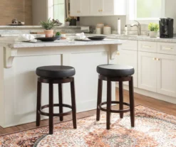24" Clea Black Counter Stool -Home Furniture 810389528 B0 2