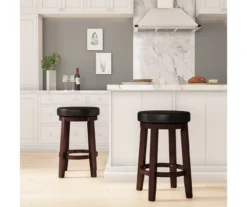 24" Clea Black Counter Stool -Home Furniture 810389528 B0 3