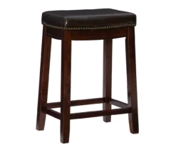 Brooke 24" Saddle Counter Stool -Home Furniture 810389537 A0 1