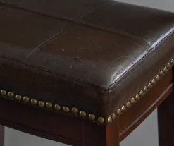 Brooke 24" Saddle Counter Stool -Home Furniture 810389537 A8 9