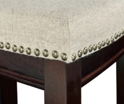 Clay Walnut Saddle Style Bar/ Counter Stools 12 Clay Walnut Saddle Style Bar/ Counter Stools -Home Furniture 810389541 3