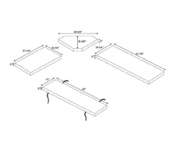Brown PVC Cushion Set For Breakfast Nook -Home Furniture 810389545 A7