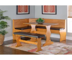 Brown PVC Cushion Set For Breakfast Nook -Home Furniture 810389545 B0 2