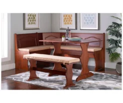 Beige Microfiber Cushion Set For Breakfast Nook -Home Furniture 810389546 A8 10