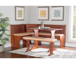 Beige Microfiber Cushion Set For Breakfast Nook -Home Furniture 810389546 A8 9