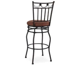 30" Slat Back Swivel Barstool -Home Furniture 810389560 3