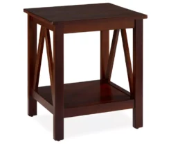 Rockford Antique Tobacco End Table