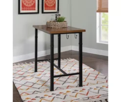 Luke Industrial 3-Piece Pub Table Set With Hooks -Home Furniture 810389576 A0 9