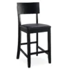 24" Black Contemporary Counter Stool -Home Furniture 810389596 1
