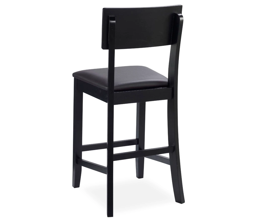 24" Black Contemporary Counter Stool 9 24" Black Contemporary Counter Stool - Image 7