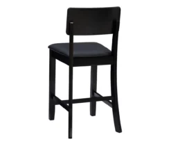 24" Black Contemporary Counter Stool 23 24" Black Contemporary Counter Stool -Home Furniture 810389596 A0 4