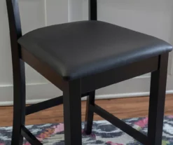 24" Black Contemporary Counter Stool 25 24" Black Contemporary Counter Stool -Home Furniture 810389596 B8