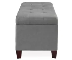 Erin Gray Padded Shoe Storage Ottoman -Home Furniture 810389631 3