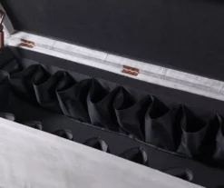 Erin Gray Padded Shoe Storage Ottoman -Home Furniture 810389631 4