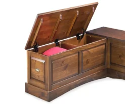 Cannon Walnut Backless Breakfast Nook -Home Furniture 810389665 3