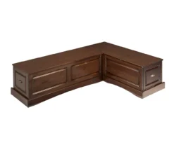 Cannon Walnut Backless Breakfast Nook -Home Furniture 810389665 A0 2