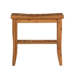 18" Pierce Bamboo Bathroom Stool 22 18" Pierce Bamboo Bathroom Stool -Home Furniture 810389685 3