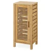 Pierce Bamboo Single Door Floor Cabinet -Home Furniture 810389686 1
