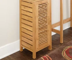 Pierce Bamboo Single Door Floor Cabinet -Home Furniture 810389686 3