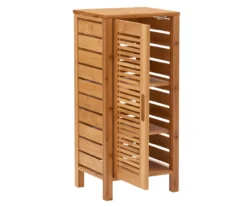 Pierce Bamboo Single Door Floor Cabinet -Home Furniture 810389686 A0 3