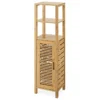 Pierce Bamboo 5-Shelf Mid Cabinet -Home Furniture 810389690 1