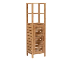 Pierce Bamboo 5-Shelf Mid Cabinet 18 Pierce Bamboo 5-Shelf Mid Cabinet -Home Furniture 810389690 A0 1