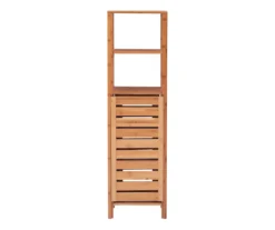 Pierce Bamboo 5-Shelf Mid Cabinet 21 Pierce Bamboo 5-Shelf Mid Cabinet -Home Furniture 810389690 A2 2