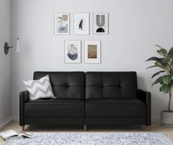 Ameriwood Avianna Faux Leather Coil Futon 32 Ameriwood Avianna Faux Leather Coil Futon -Home Furniture 810405140 5 1