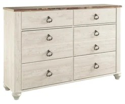 Willowton Whitewash Dresser -Home Furniture 810406133 10