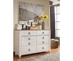 Willowton Whitewash Dresser -Home Furniture 810406133 4